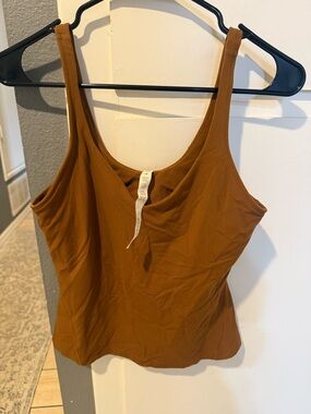 Lululemon rust Brown Tank Top